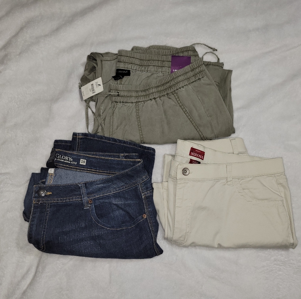 Lot of women's size 18 capris